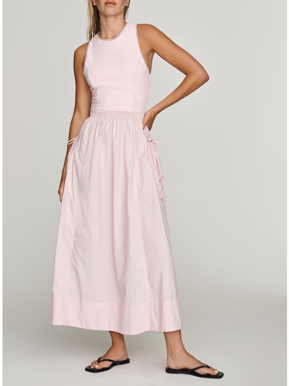 Daily Practice Shoreline Soft Pink Maxi Dress